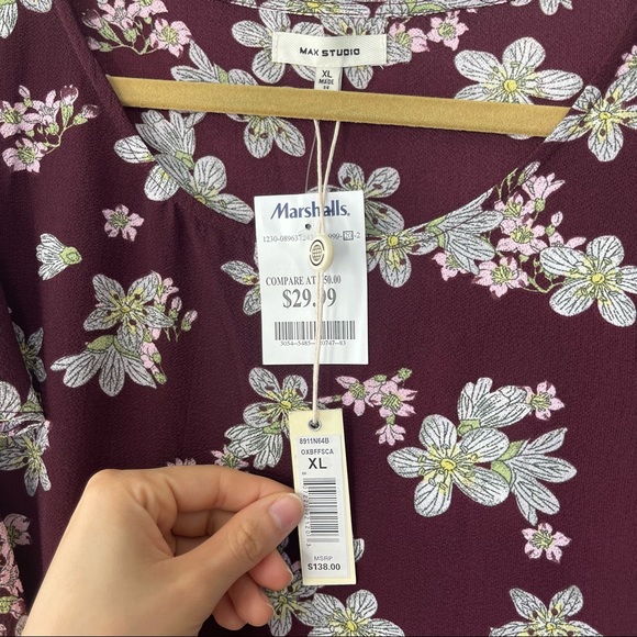 Max Studio Floral Dress - Picture 4 of 8